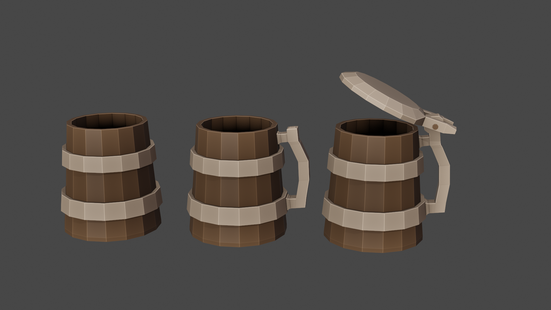 Medieval beer mugs preview image 2